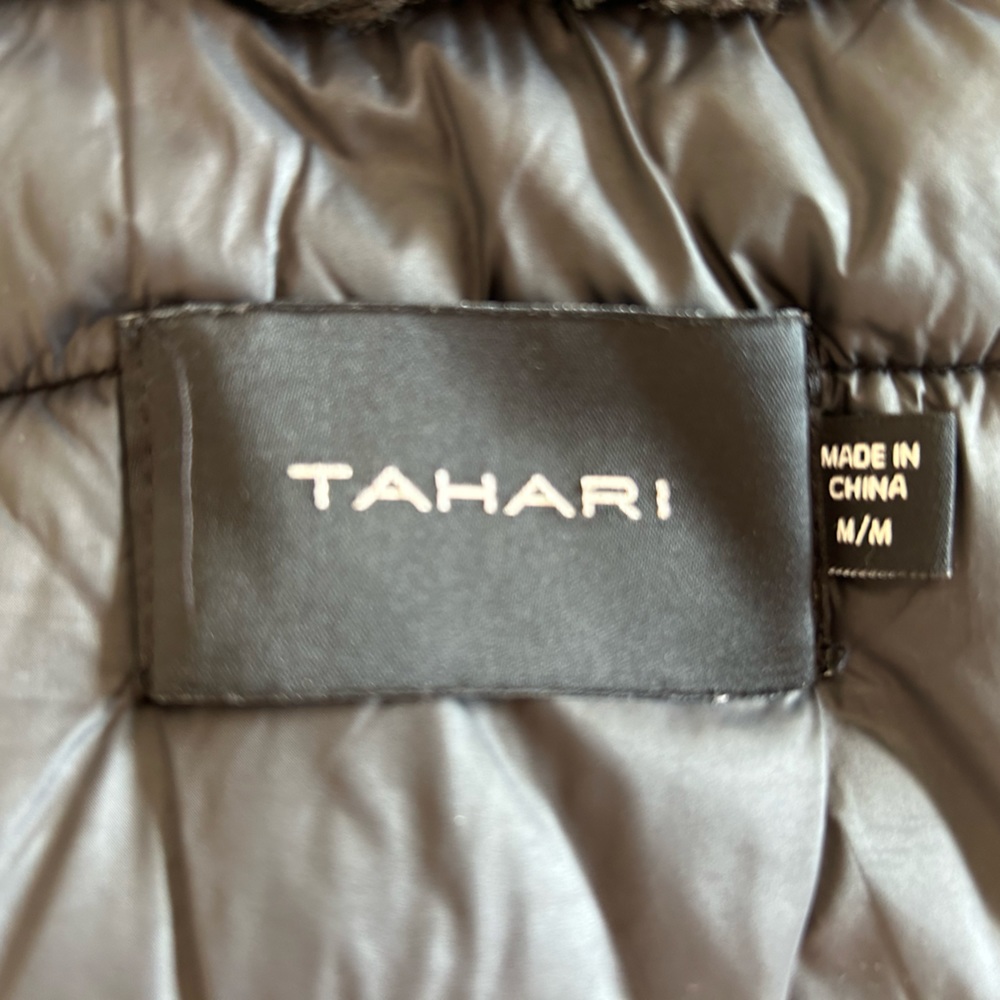 Black Tahari winter coat